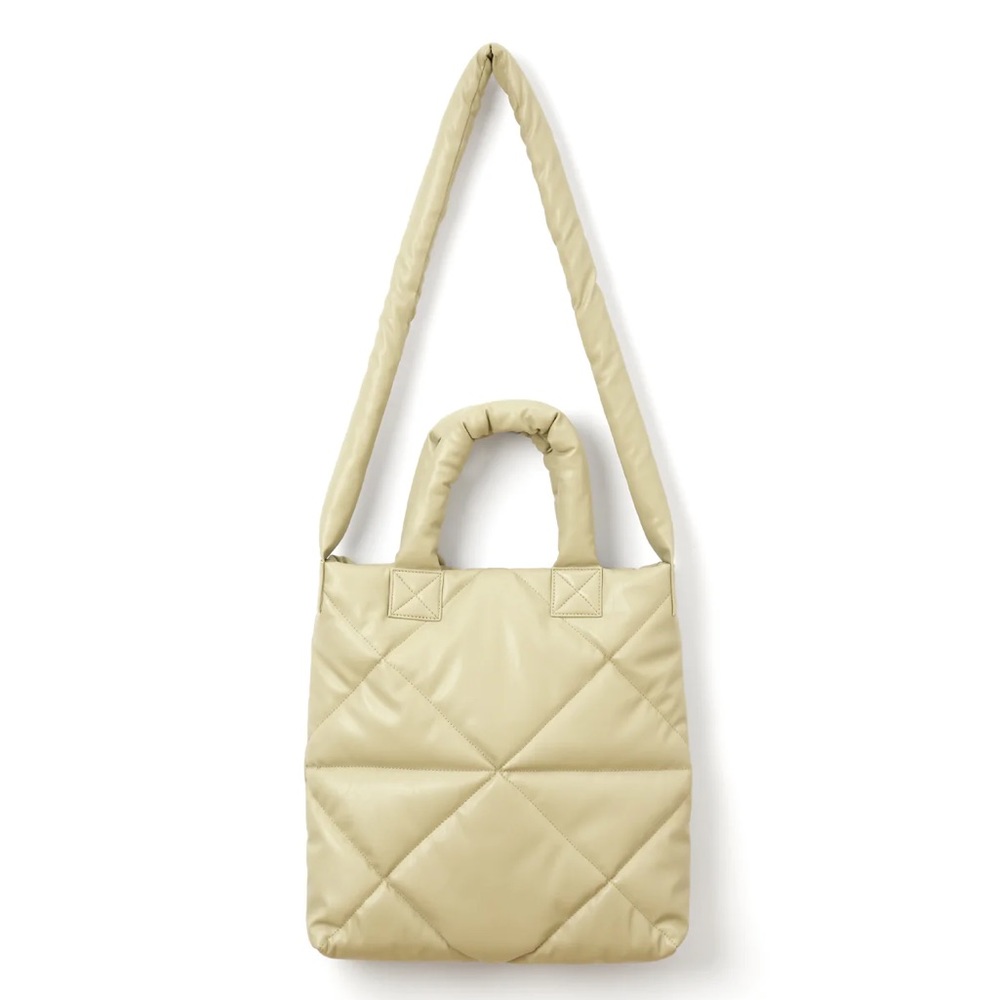 89TH & MADISON women’s Faux Leather Quilted Tote Bag
